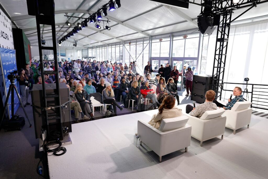 The audience at the Sundance ASCAP Music Café at the Acura House of Energy Photo by Fred Hayes