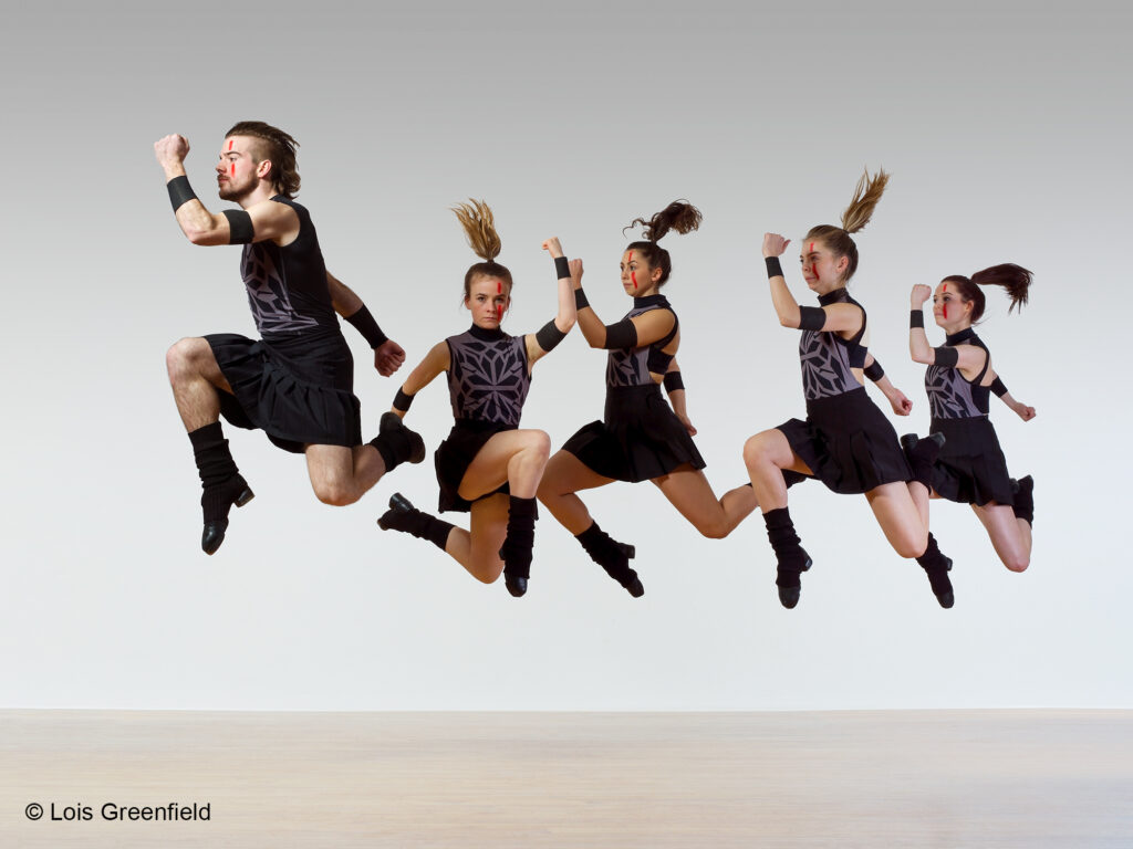 Trinity Irish Dance Company Dancers 2. Photo by Lois Greenfield