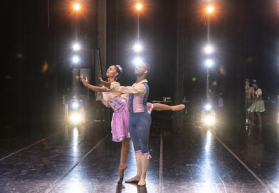 Dance Theatre of Harlem Artists Alexandra Hutchinson and David Wright in Donizetti Variations, cred. Rachel Papo